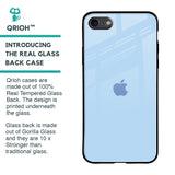 Pastel Sky Blue Glass Case for iPhone 8