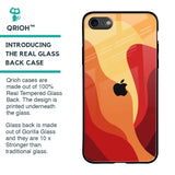 Magma Color Pattern Glass Case for iPhone 8