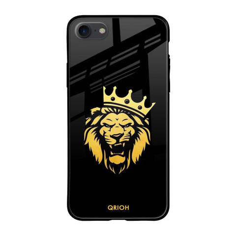 Lion The King Apple iPhone 8 Glass Cases & Covers Online