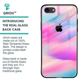 Colorful Waves Glass case for iPhone 8
