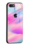 Colorful Waves Glass case for iPhone 8