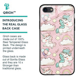 Balloon Unicorn Glass case for iPhone 8