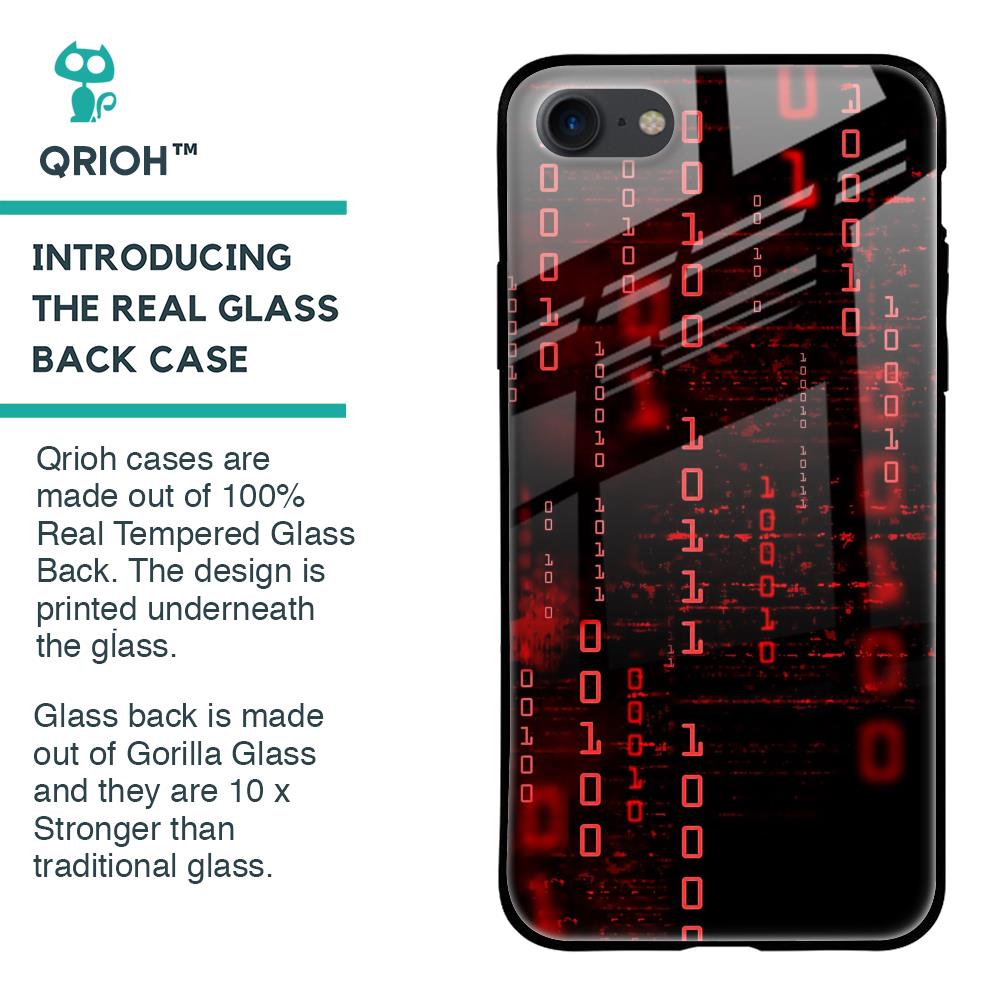 Let's Decode Glass Case For iPhone 8