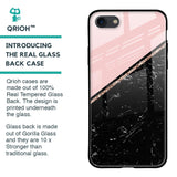 Marble Texture Pink Glass Case For iPhone 8
