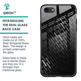 Dark Abstract Pattern Glass Case For iPhone 8