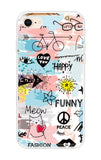 Happy Doodle iPhone 8 Back Cover