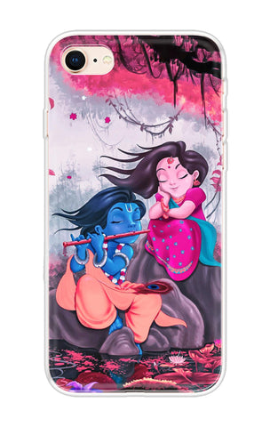 Radha Krishna Art iPhone 8 Back Cover
