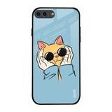 Adorable Cute Kitty iPhone 8 Plus Glass Back Cover Online