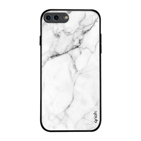 Modern White Marble iPhone 8 Plus Glass Back Cover Online