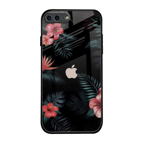 Tropical Art Flower iPhone 8 Plus Glass Back Cover Online