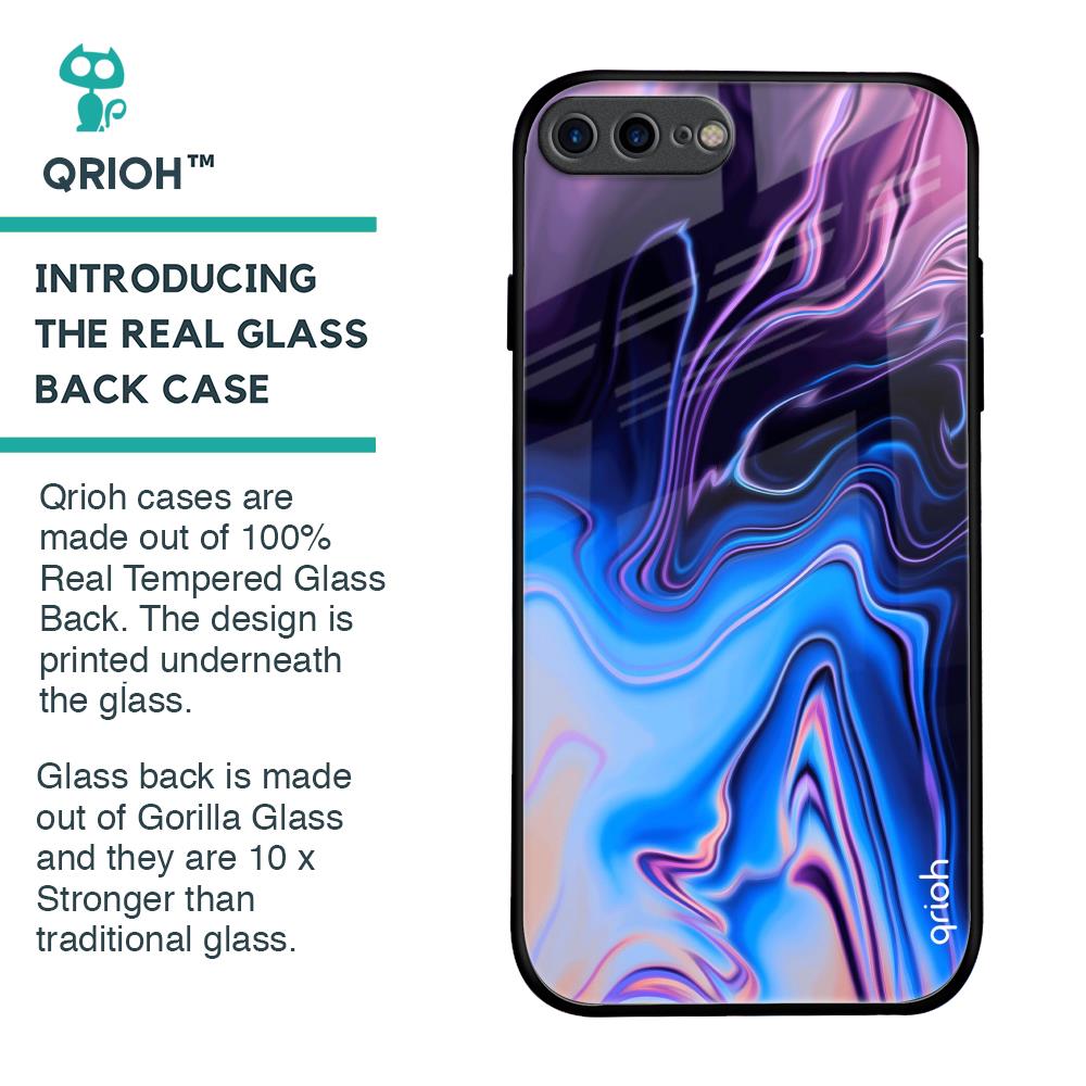 Psychic Texture Glass Case for iPhone 8 Plus