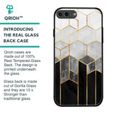 Tricolor Pattern Glass Case for iPhone 8 Plus