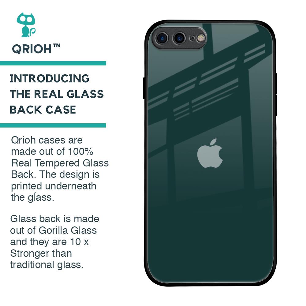 Olive Glass Case for iPhone 8 Plus