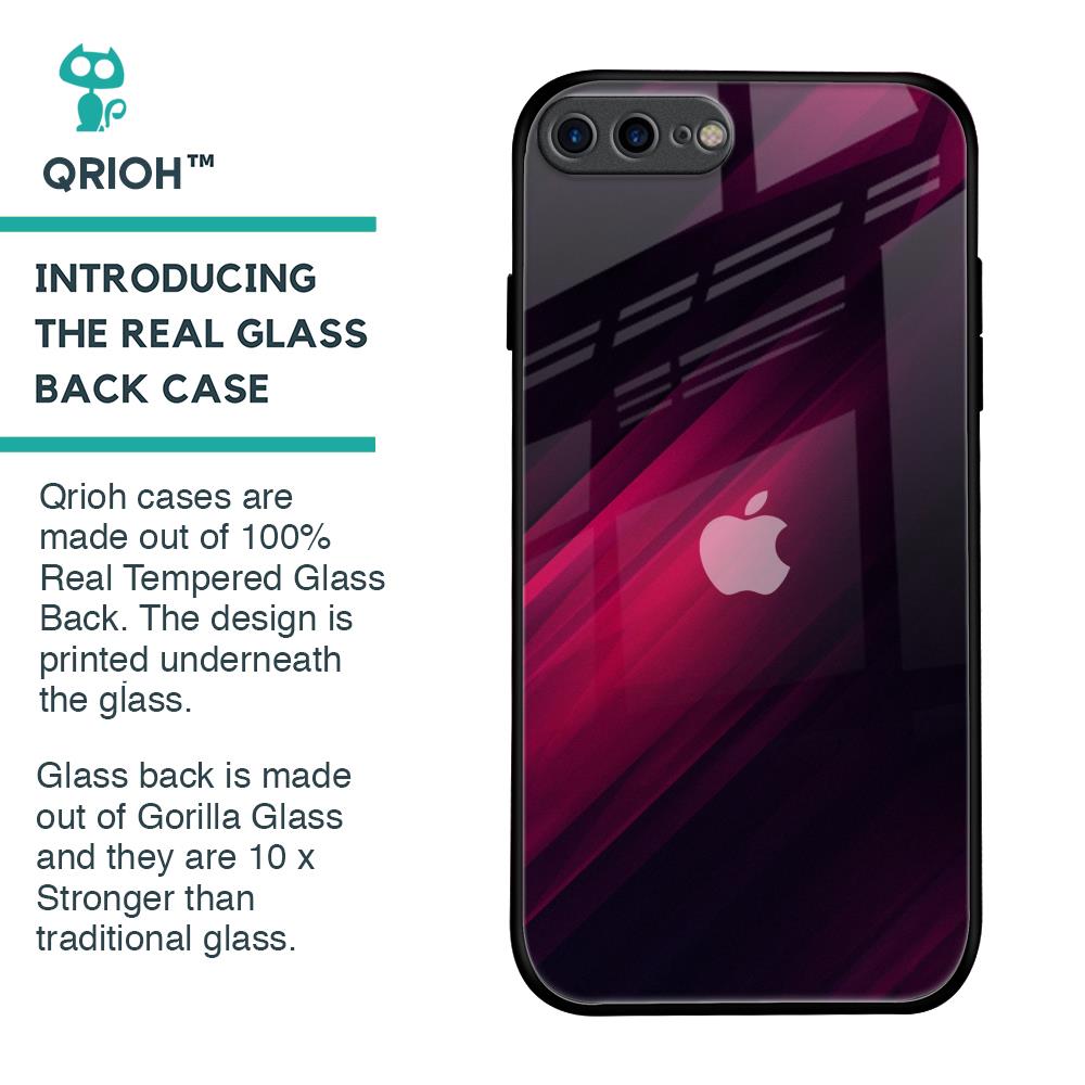 Razor Black Glass Case for iPhone 8 Plus