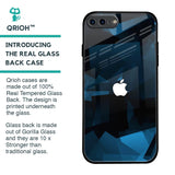 Polygonal Blue Box Glass Case For iPhone 8 Plus
