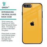 Fluorescent Yellow Glass case for iPhone 8 Plus