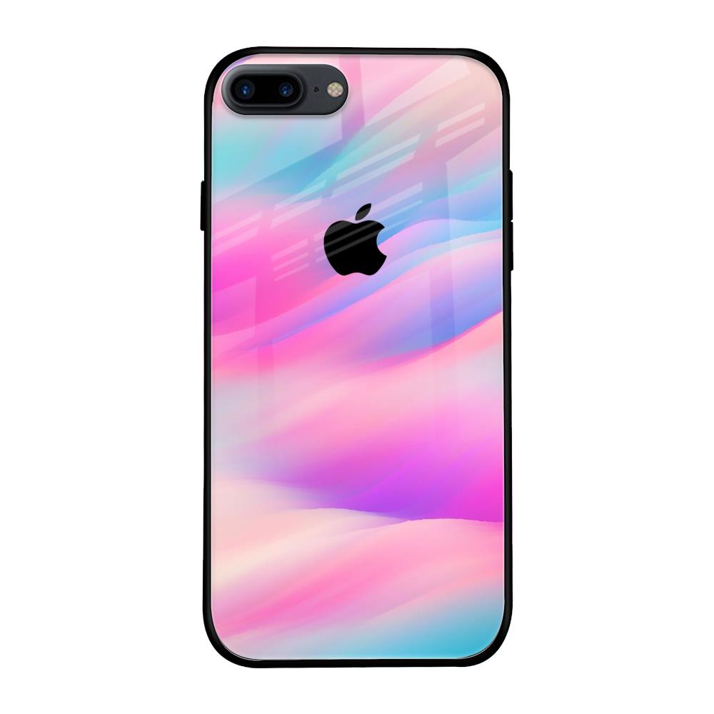 Colorful Waves iPhone 8 Plus Glass Cases & Covers Online