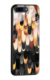 Bronze Abstract Glass Case for iPhone 8 Plus