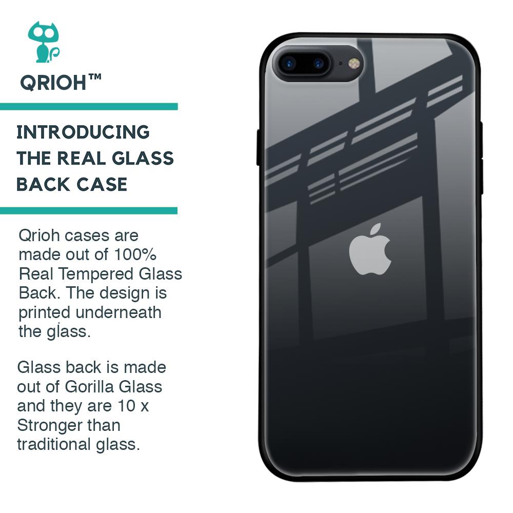 Stone Grey Glass Case For iPhone 8 Plus