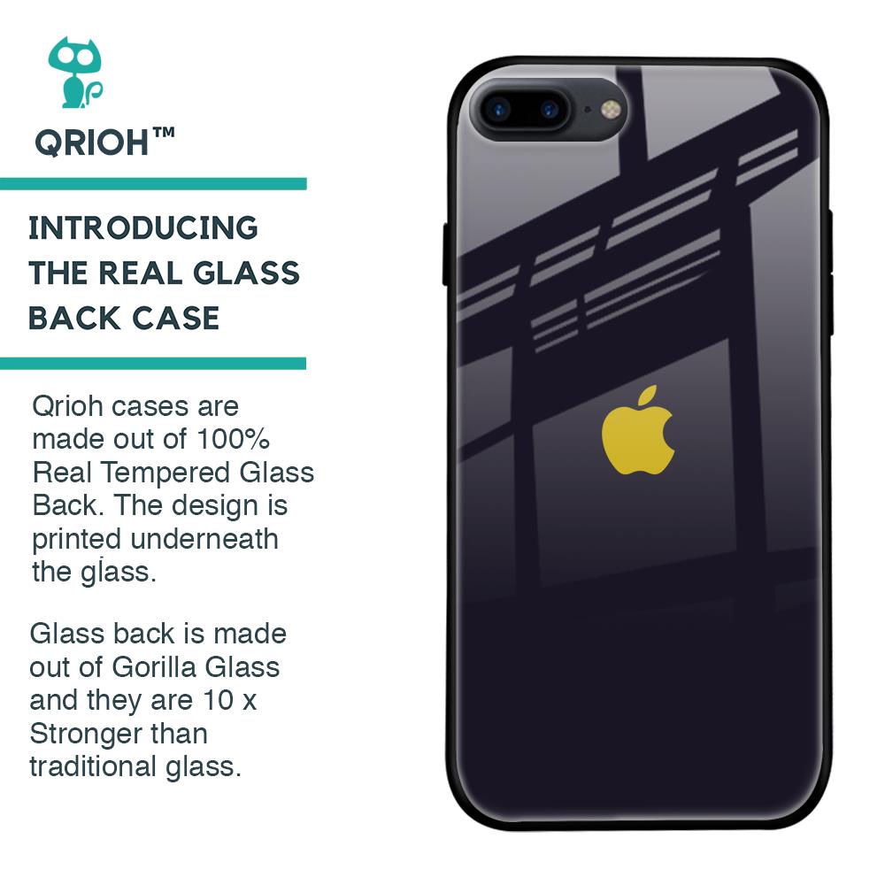 Deadlock Black Glass Case For iPhone 8 Plus