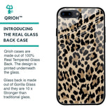 Leopard Seamless Glass Case For iPhone 8 Plus