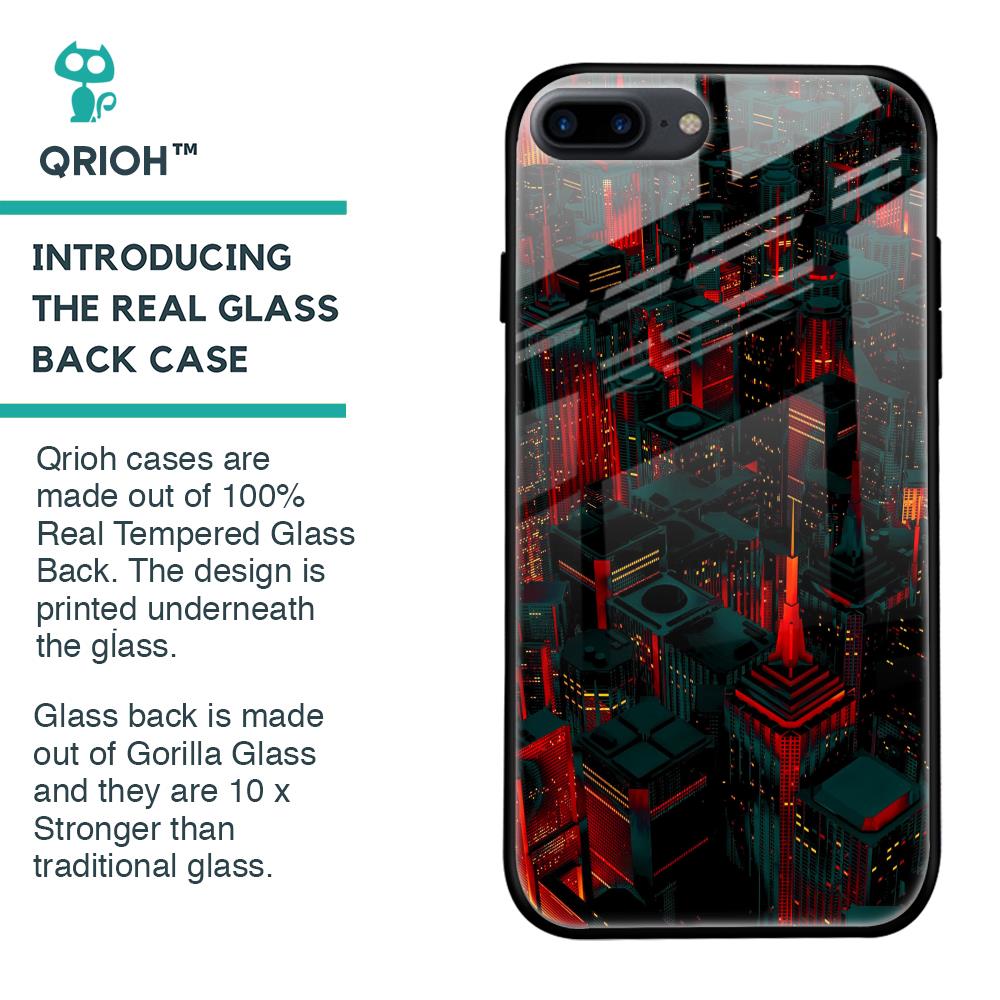 City Light Glass Case For iPhone 8 Plus