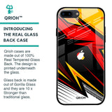 Race Jersey Pattern Glass Case For iPhone 8 Plus
