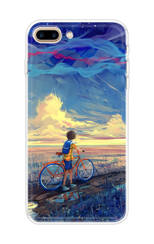 Riding Bicycle to Dreamland iPhone 8 Plus Back Cover