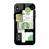 Coffee Latte iPhone X Glass Back Cover Online