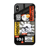 Galaxy Edge iPhone X Glass Back Cover Online