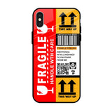 Handle With Care iPhone X Glass Back Cover Online