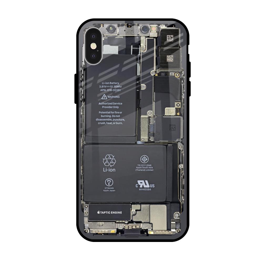 Skeleton Inside iPhone X Glass Back Cover Online