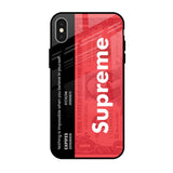 Supreme Ticket iPhone X Glass Back Cover Online