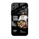 Thousand Sunny iPhone X Glass Back Cover Online