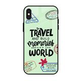 Travel Stamps iPhone X Glass Back Cover Online