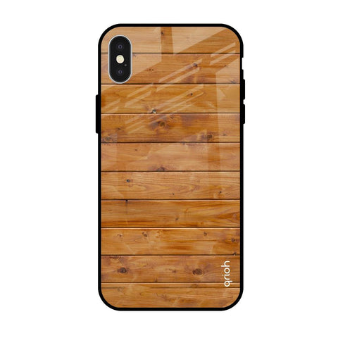Timberwood iPhone X Glass Back Cover Online