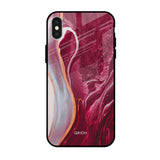 Crimson Ruby iPhone X Glass Back Cover Online