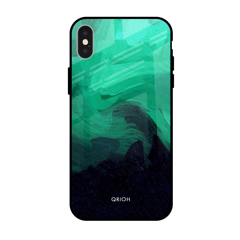 Scarlet Amber iPhone X Glass Back Cover Online