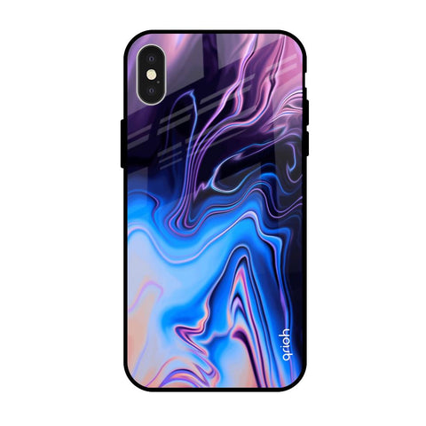 Psychic Texture iPhone X Glass Back Cover Online