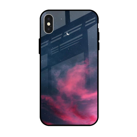 Moon Night iPhone X Glass Back Cover Online