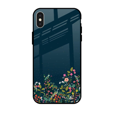 Small Garden iPhone X Glass Back Cover Online