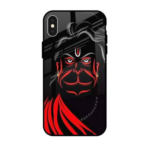 Lord Hanuman iPhone X Glass Back Cover Online