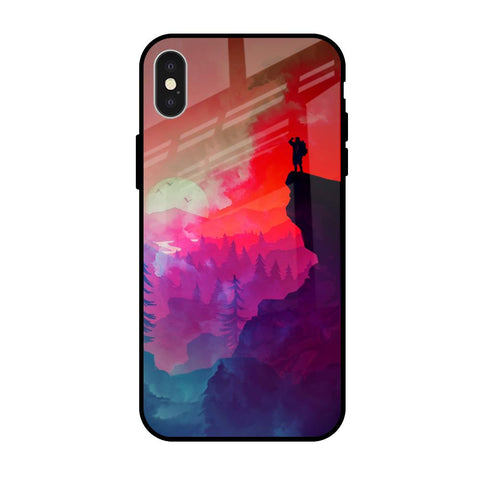 Dream So High iPhone X Glass Back Cover Online