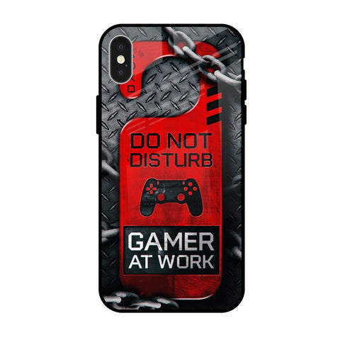 Do No Disturb iPhone X Glass Back Cover Online