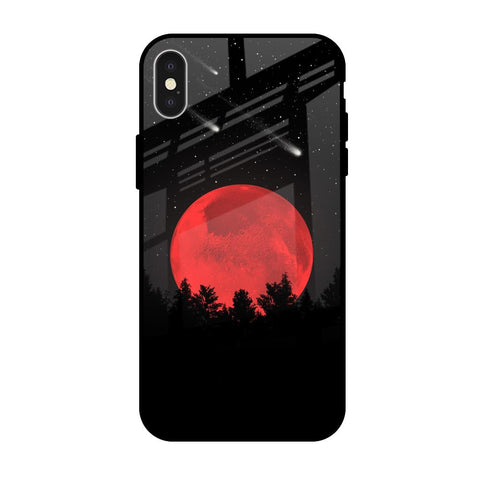 Moonlight Aesthetic iPhone X Glass Back Cover Online