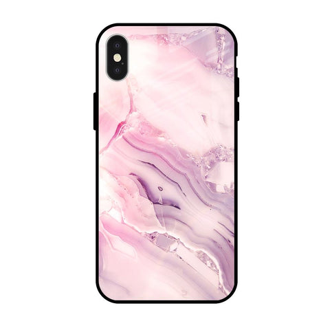 Diamond Pink Gradient iPhone X Glass Back Cover Online
