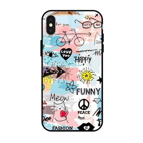 Just For You iPhone X Glass Back Cover Online