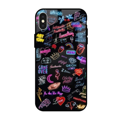 Accept The Mystery iPhone X Glass Back Cover Online