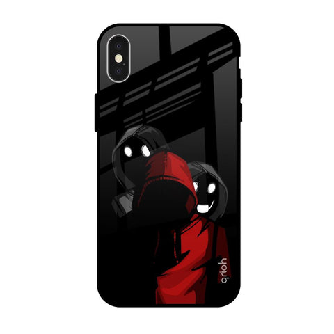 Shadow Character iPhone X Glass Back Cover Online
