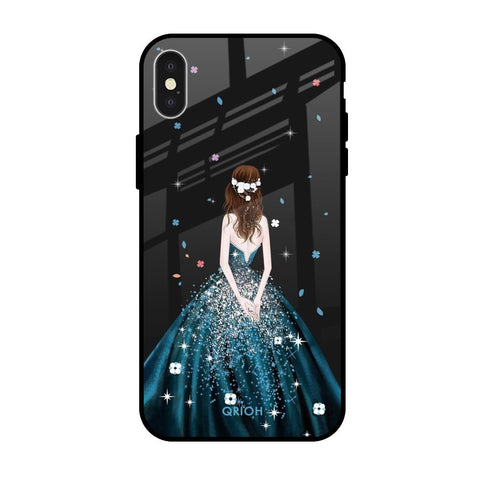 Queen Of Fashion iPhone X Glass Back Cover Online